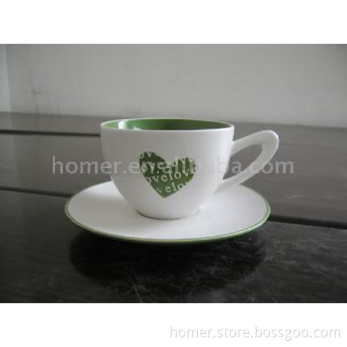 HMCCS20 200 cc Ceramic cup and saucer